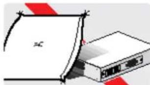 Allied Telesis AT-RG623TX - Do not cover air vents - 1