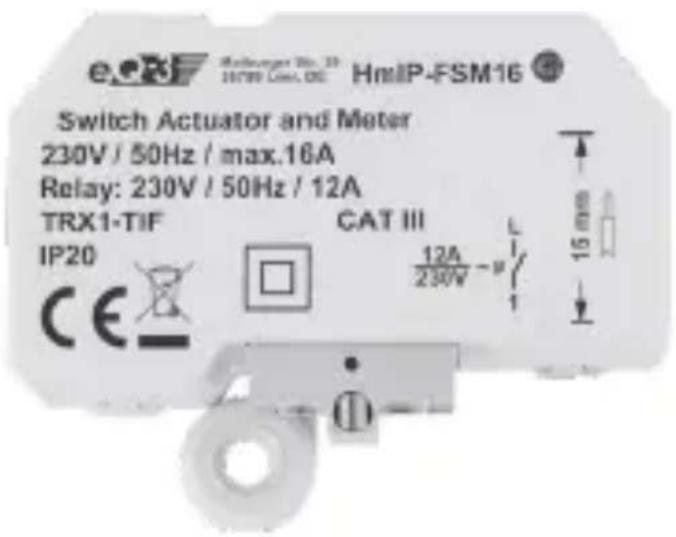EQ-3 AG HmIP-FSM16 - Switch Actuator and Meter (16 A) – p. 26 flush-mount - 1