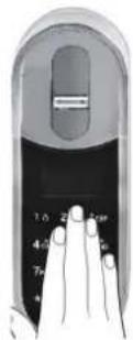 Yale YAZU 06903 - Lautstärke von Fingerabdruck-Lesegerät einstellen - 1