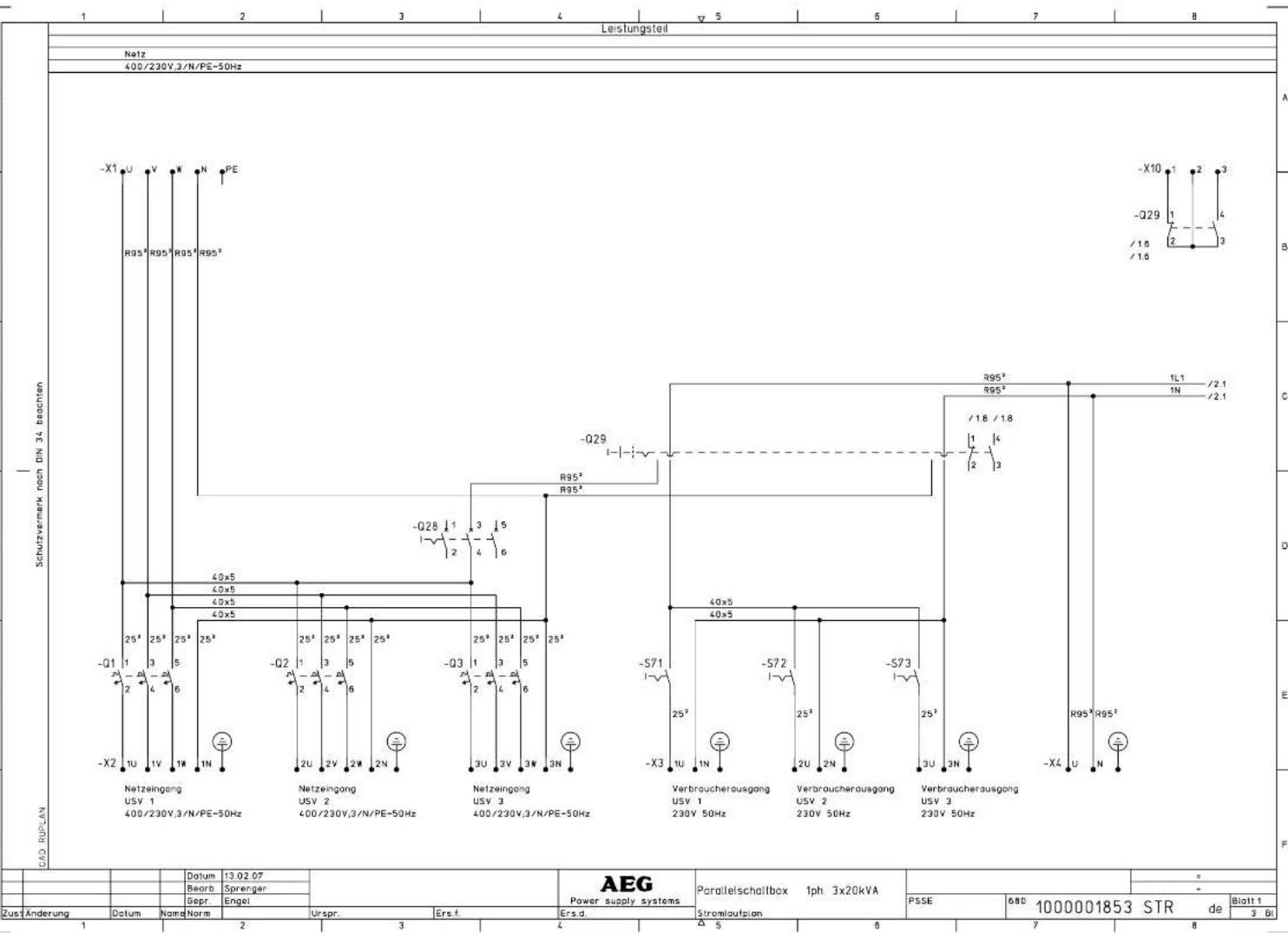 AEG PDB_C - Parallelschaltbox PROTECT 1. - 3
