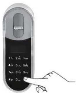 Yale YA95 - Verriegeln - 2