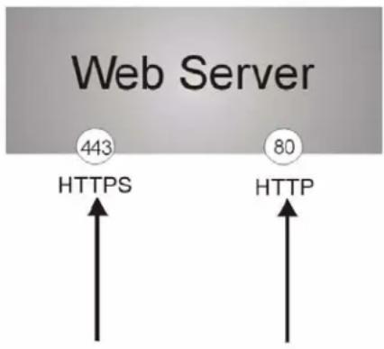 Web Server 443 80 HTTPS HTTP