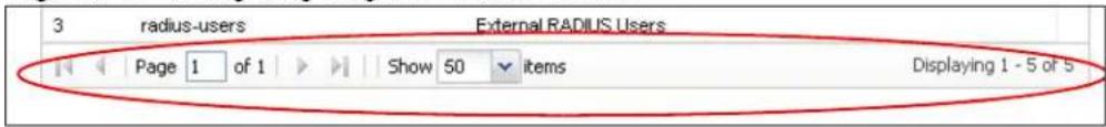 3 radius-users External RADIUS.Users Page 1 of 1 Show 50 items Displaying 1 - 5 of 5