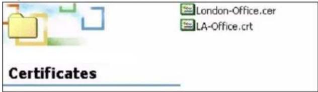 London-Office.cer LA-Office.crt Certificates