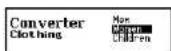 SEIKO ER-6700 - ● Clothing Size chart - 2
