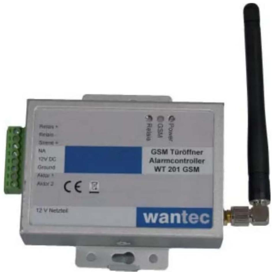 Wantec WT201 GSM 500 - GSM Schaltmodul Alarmcontroller WT 201 GSM - 1