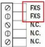 coM.sat 2G Lift Plus - Steckverbinder für die Amtsleitung (FXS) - 1