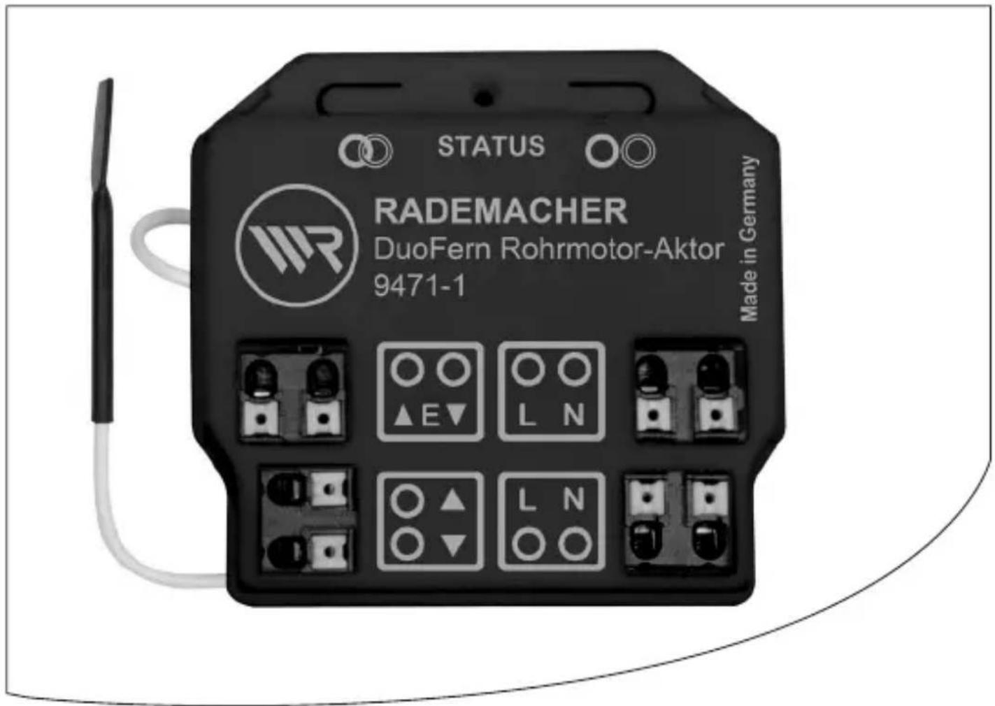 RADEMACHER DuoFern 35140662 - DuoFern Rohrmotor-Aktor 9471-1 - 1