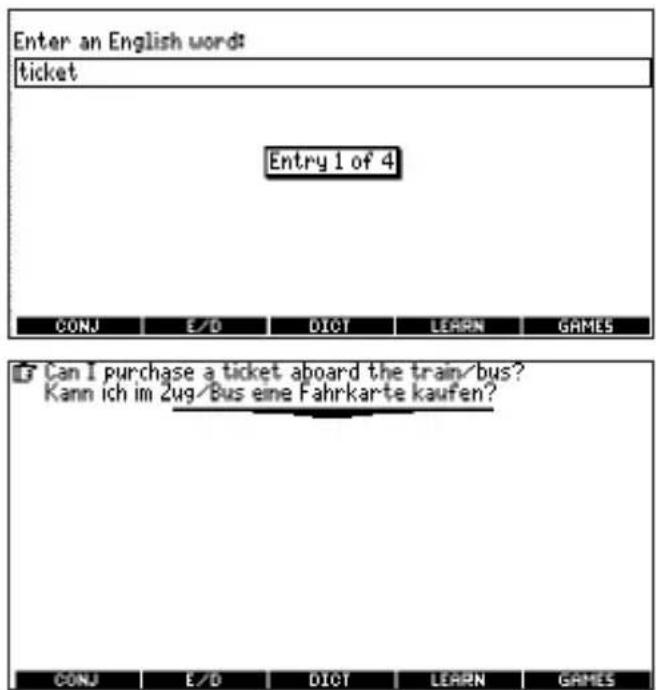 FRANKLIN DBD-1660 - Using My Word List - 1