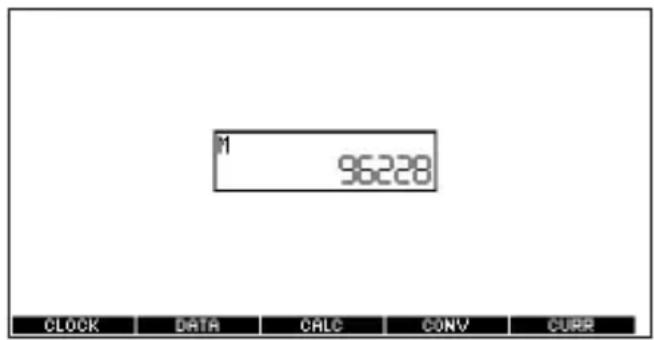1 96228 CLOCK DATA CALC CONV CURR