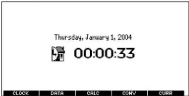 Thursday, January 1, 2004 00:00:33 CLOCK DATA CALC CONV CURR