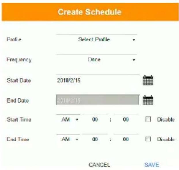 ATEN KE8950 - Adding a Schedule - 1