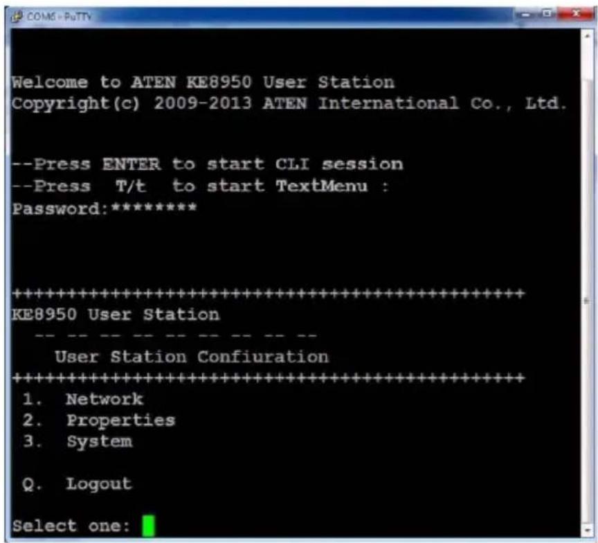 ATEN KE8950 - Telnet - 1