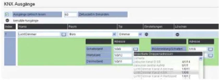 AGFEO ES 522 IT - KNX-Ausgänge einrichten - 3