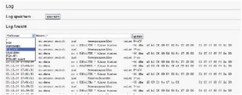 AGFEO ES 522 IT - Allgemeine Einstellungen - Log - 1