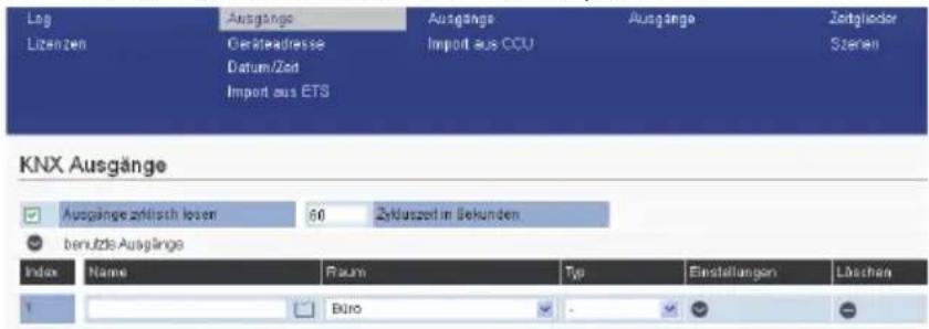 AGFEO ES 522 IT - KNX-Ausgänge einrichten - 1