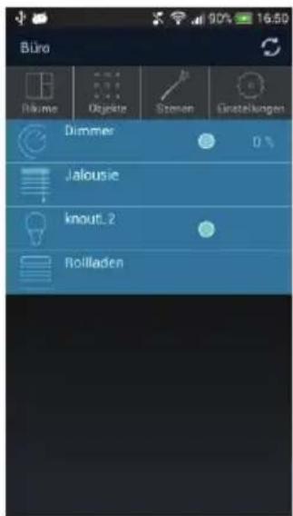 AGFEO ES 522 IT - SmartHomeApp - Räume - 2