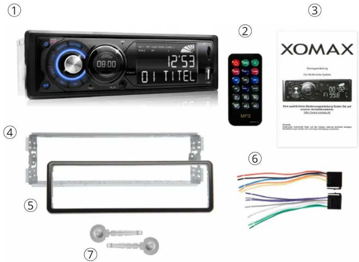 Xomax XM-RSU225BT - Packungsinhalt - 1