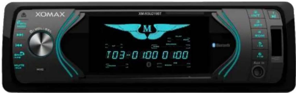 Xomax XM-RSU219BT - Bedienteilbeschreibung - 1