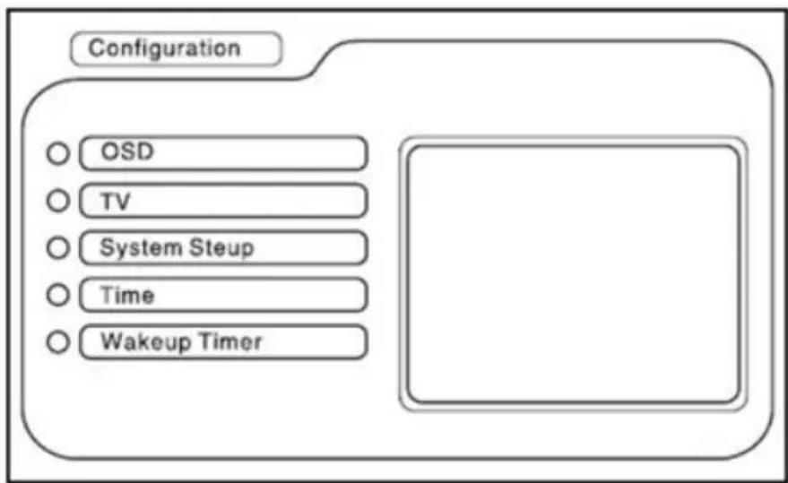 Xomax XM-DVBT04 - Configuration für Spracheinstellungen, Zeit etc. - 2