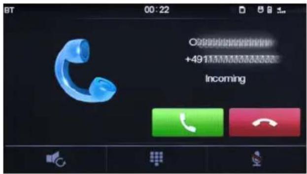 Xomax XM-DTSBN929 - Anruf beenden/Anruf ablehnen - 1