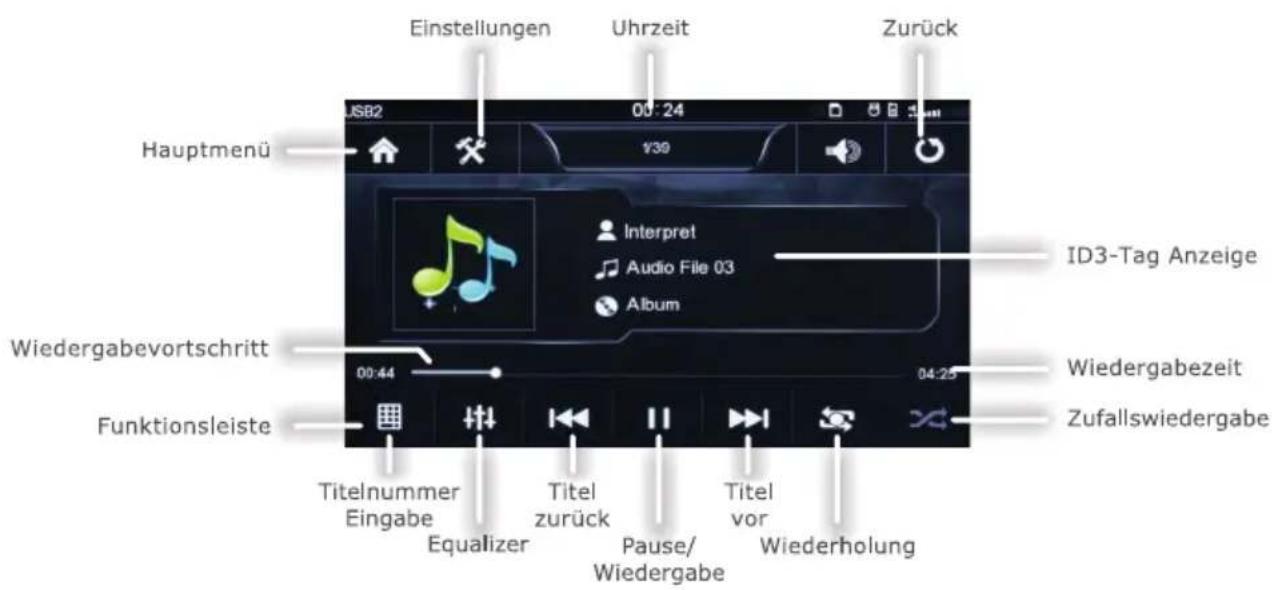 Xomax XM-DTSBN929 - Wiedergabe-Oberfläche - 1