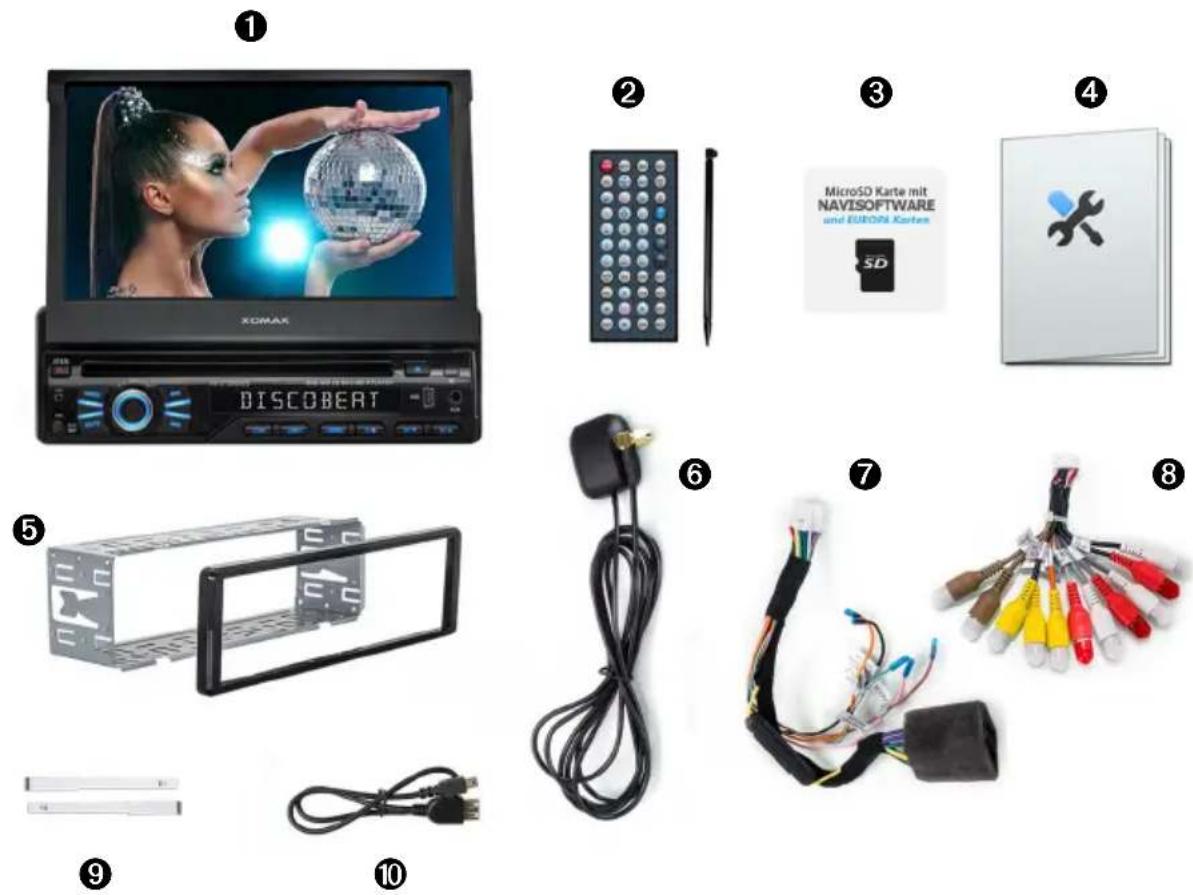Xomax XM-DTSBN929 - Packungsinhalt - 1