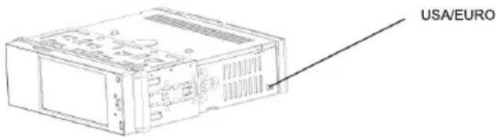 Xomax XM-DTSBN918 - DIN Front-/Heckmontage - 1