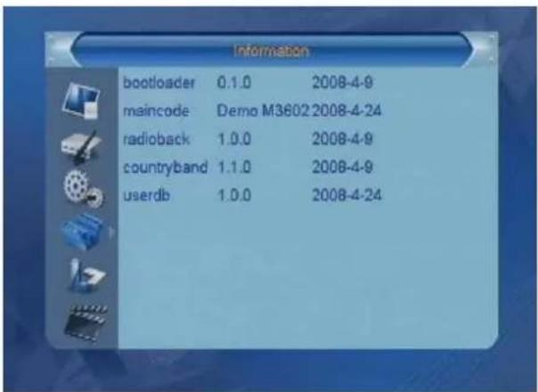 Xomax XM-DVBT003 - Information (System Information) - 1
