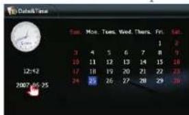 Xomax XM-DTSBN905 - Calendar/time setup - 1