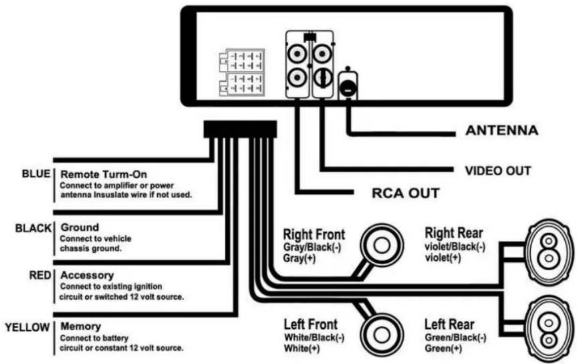 Xomax XM-CD615 - Anschlussschema - 1