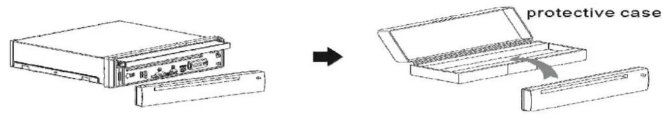 Xomax XM-DTSB906 - Wiederanbringen des Bedienelements - 1