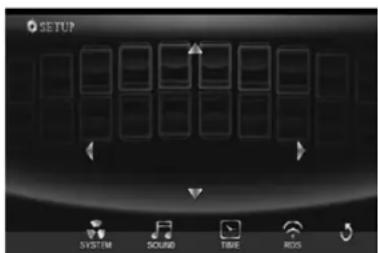 Xomax XM-DTSB906 - Einstellen der Hintergrundanzeige - 1