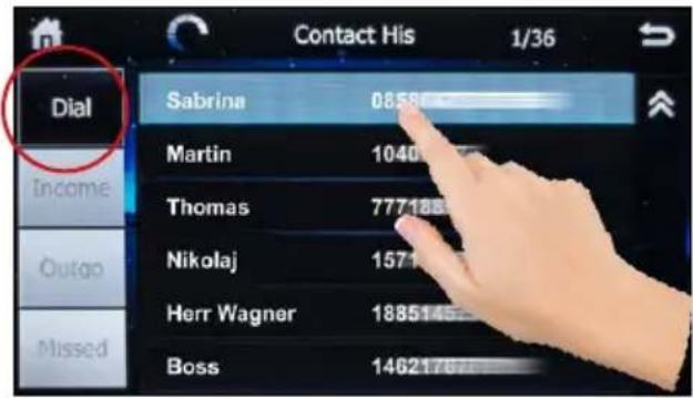 Contact His 1/36 Dial Sabrina 08584 Martin 1040 Thomas 7771889 Nikolaj 1571 Herr Wagner 18851452 Boss 14621767