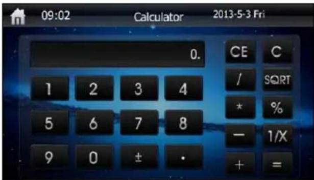 09:02 Calculator 2013-5-3 Fri 0. CE C / SQRT * % - 1/X + =