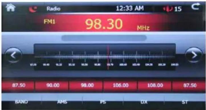 Xomax XM-2DTSBN6210 - Radio interface RDS turn off function - 1
