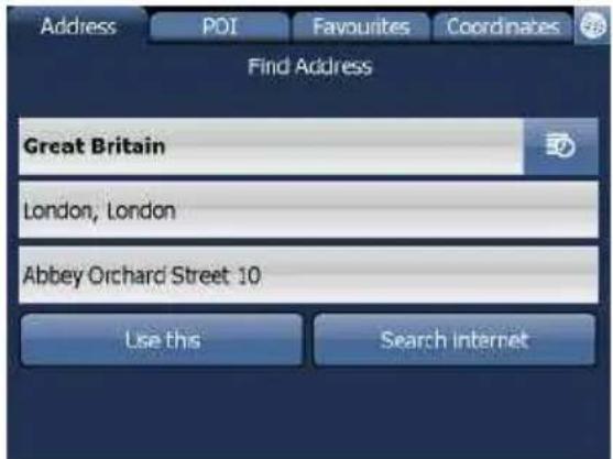Xomax XM-2DTSBN6210 - Setting your destination - 2