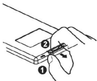 Xomax XM-2DTSB6211AC - Vorbereiten der Fernbedienung - 1