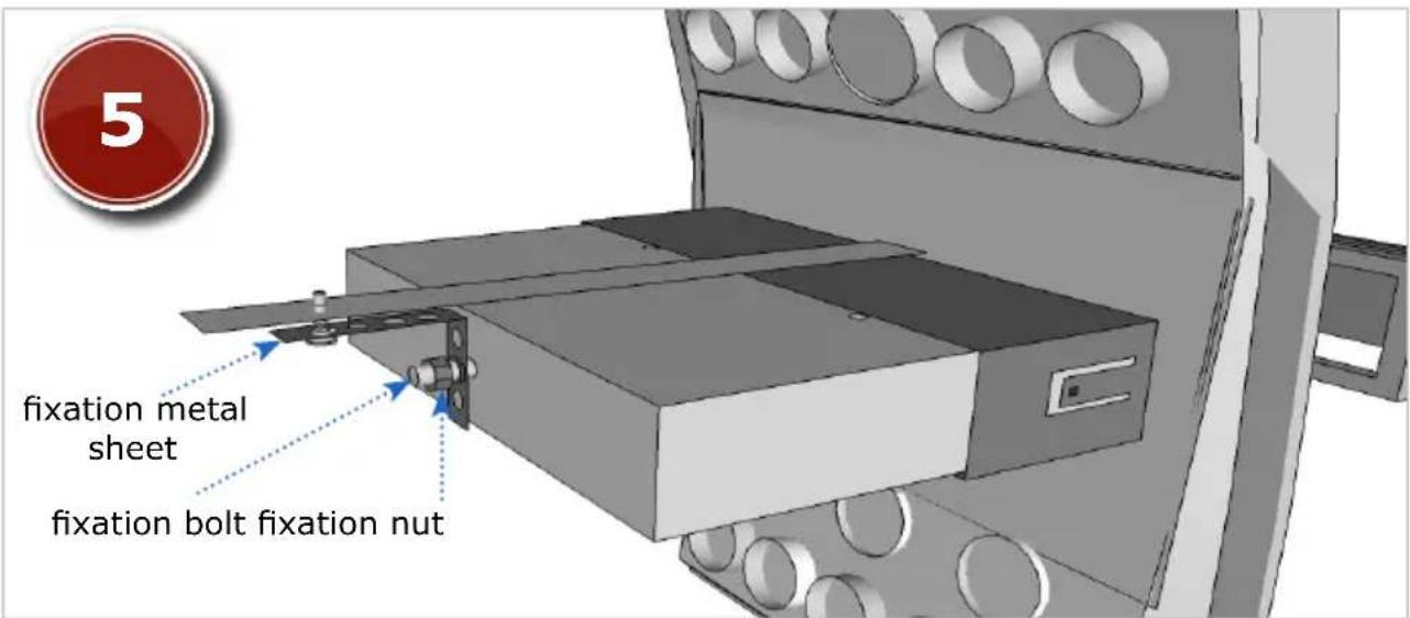 fixation metal sheet fixation bolt fixation nut