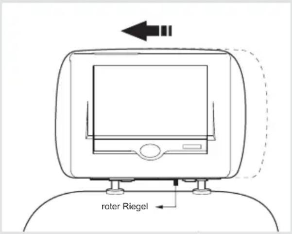 Macrom M-DVD700HD - Entfernen der Kopfstütze - 1