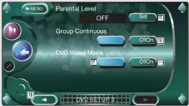 KENWOOD XXV-05V - Anzeige des Bildschirms DVD SETUP 3 - 2