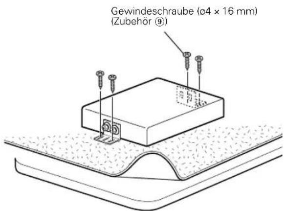 Gewindeschraube (ø4 x 16 mm) (Zubehör 9)