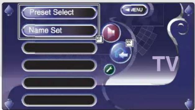 Preset Select Name Set 31 32 TV