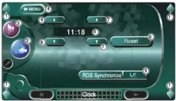 MENU 11:18 Reset RDS Synchronize Clock