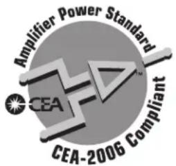 Amplifier Power Standard CEA-2006 Compliant