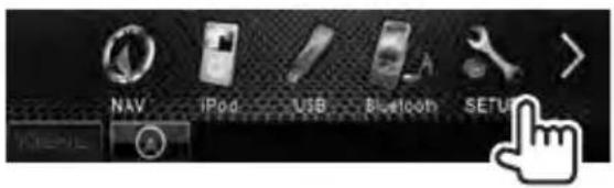 NAV iPod USB Bluetooth SETU