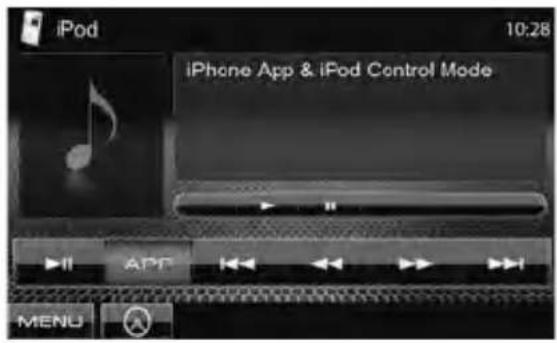 iPod 10:28 iPhone App & iPod Control Mode IIP APP MENU