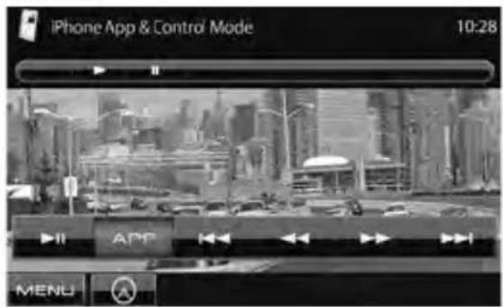 iPhone App & Control Mode 10:28 APP MENU