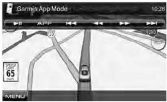 Garmin App Mode 10:28 ▶ II APP ▶ I 1,90 65 MENU