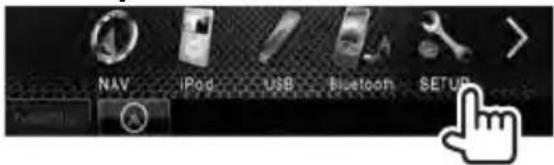 NAV iPod USB Bluetooth SETUP